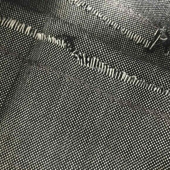 Nautica Rigger Dress Pants Mens 34 x 31 Black Tweed Pleated Altered Hem - Picture 2 of 8